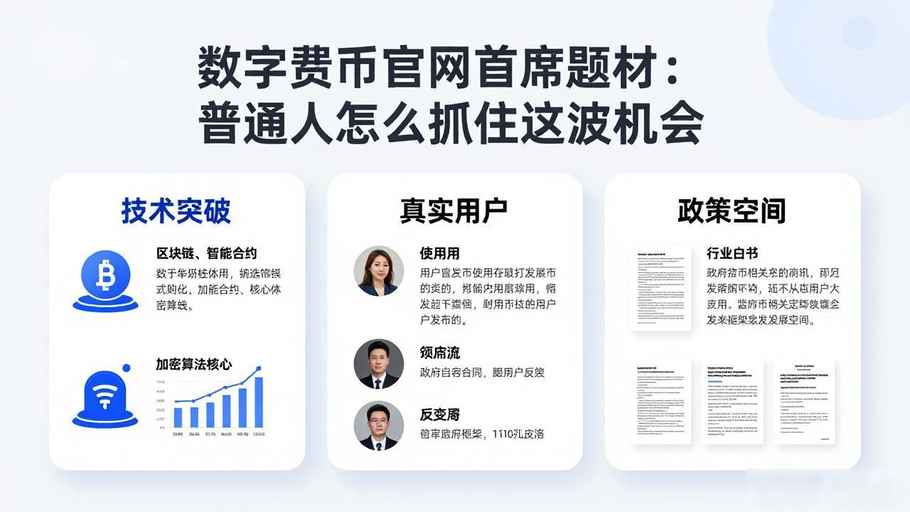 数字货币官网首席题材：普通人怎么抓住这波机会