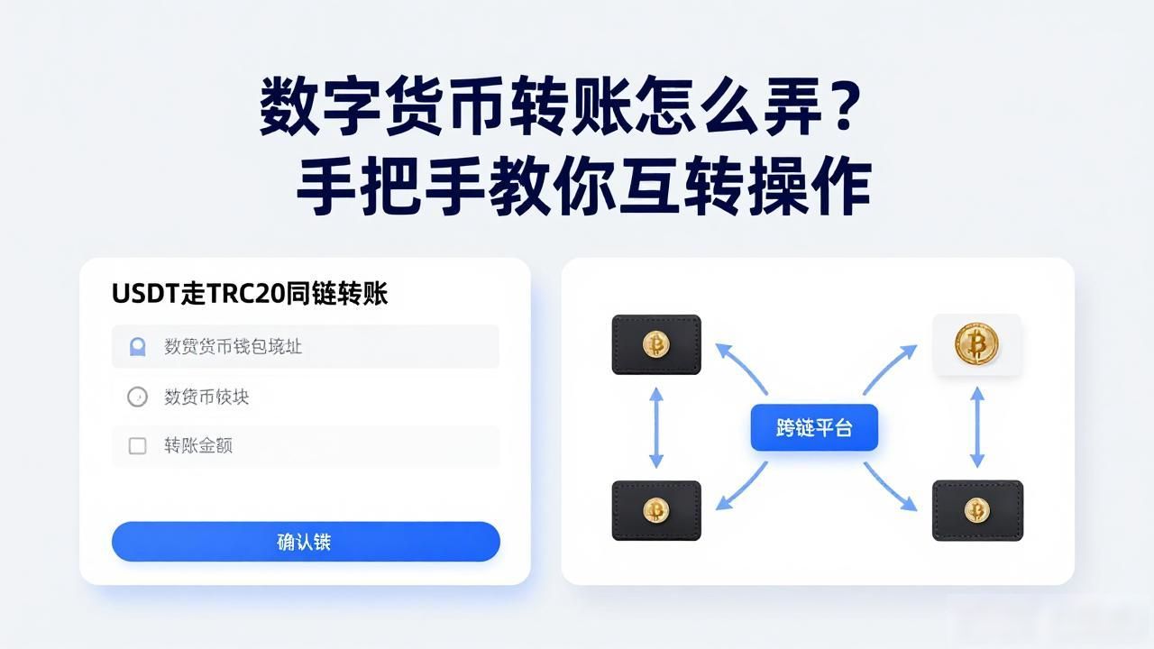 数字货币转账怎么弄？手把手教你互转操作