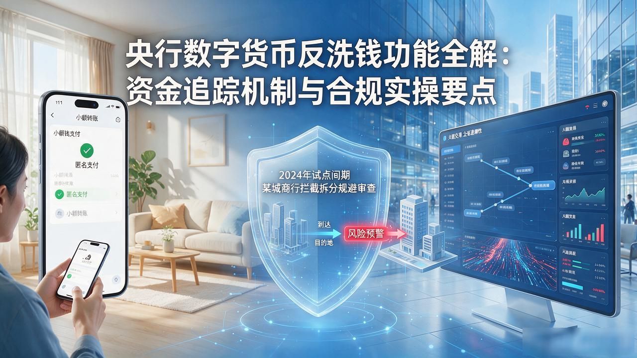 央行数字货币反洗钱功能全解：资金追踪机制与合规实操要点