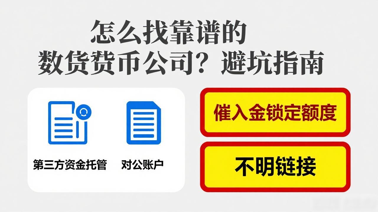 怎么找靠谱的数字货币公司？避坑指南