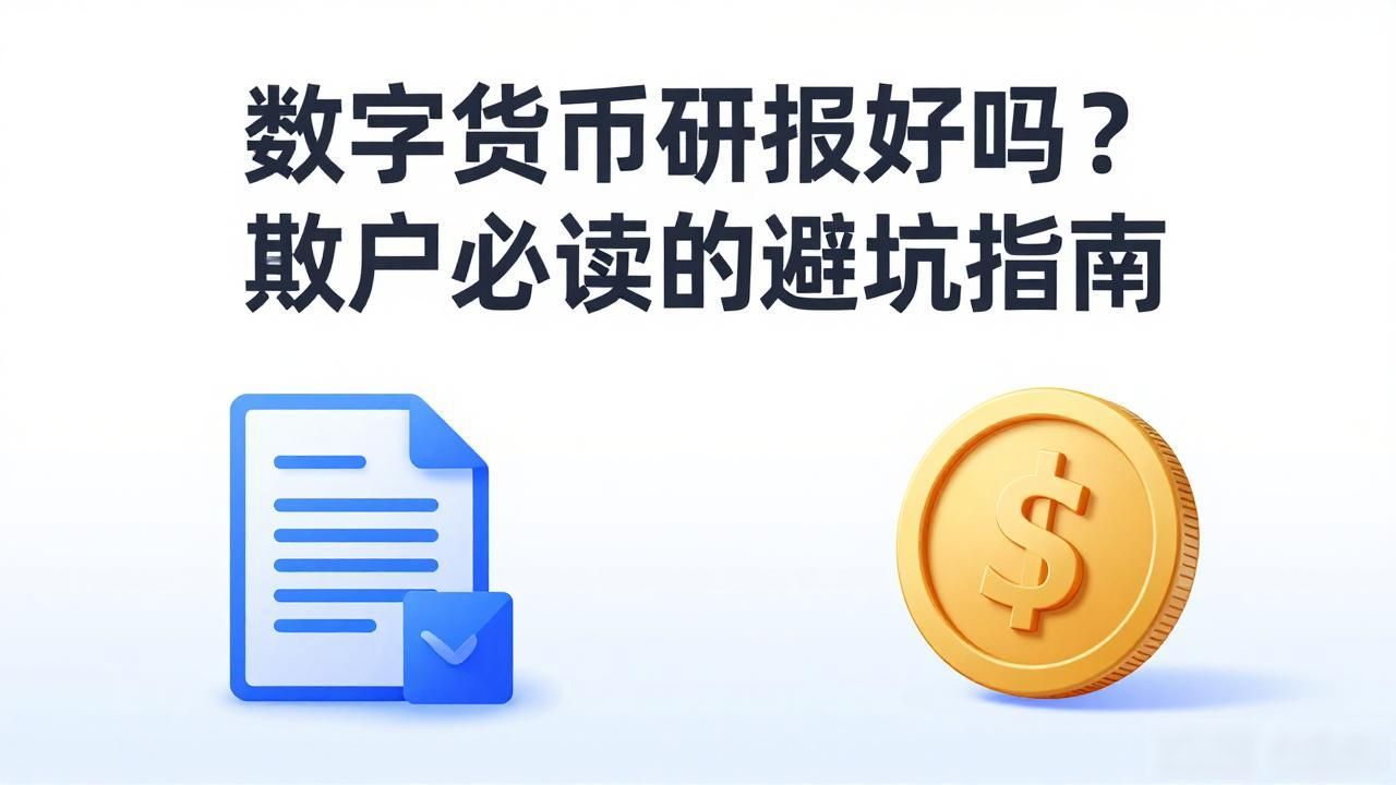 数字货币研报好吗？散户必读的避坑指南