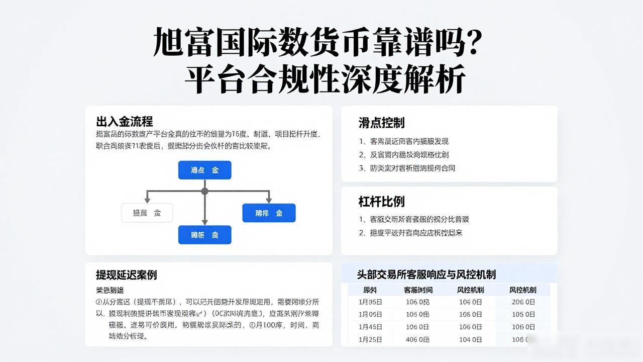 旭富国际数字货币靠谱吗？平台合规性深度解析