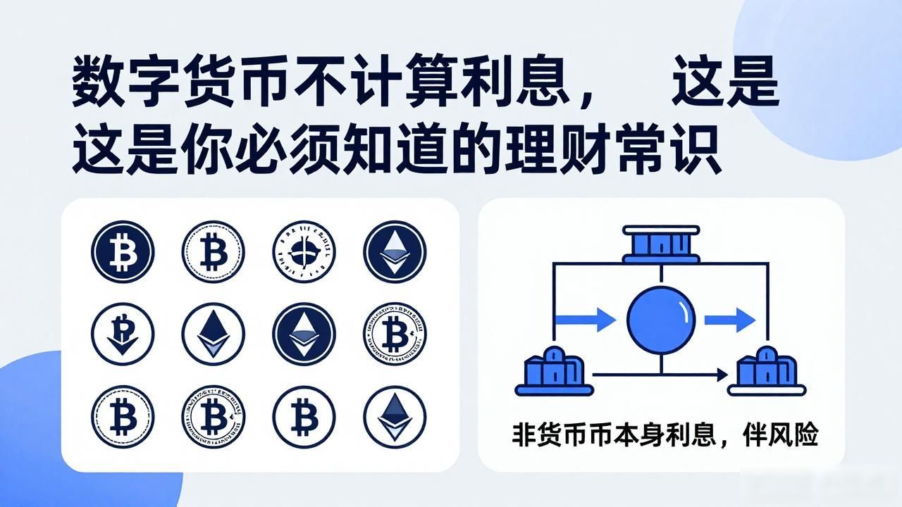 数字货币不计算利息，这是你必须知道的理财常识