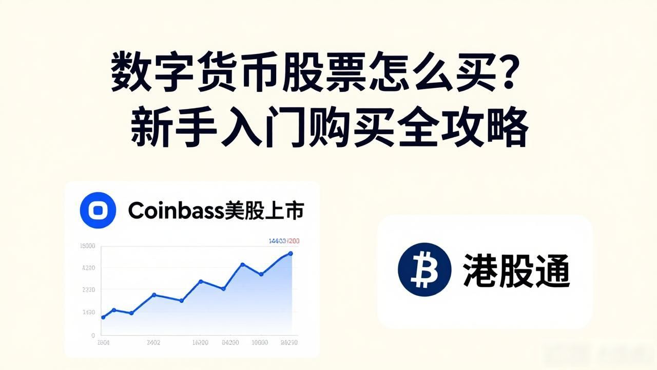 数字货币股票怎么买？新手入门购买全攻略