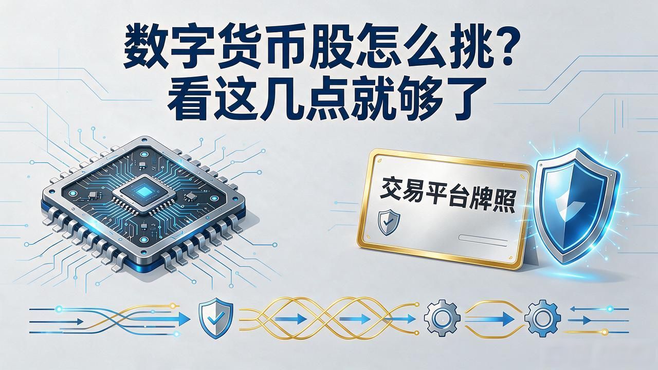 数字货币股怎么挑？看这几点就够了