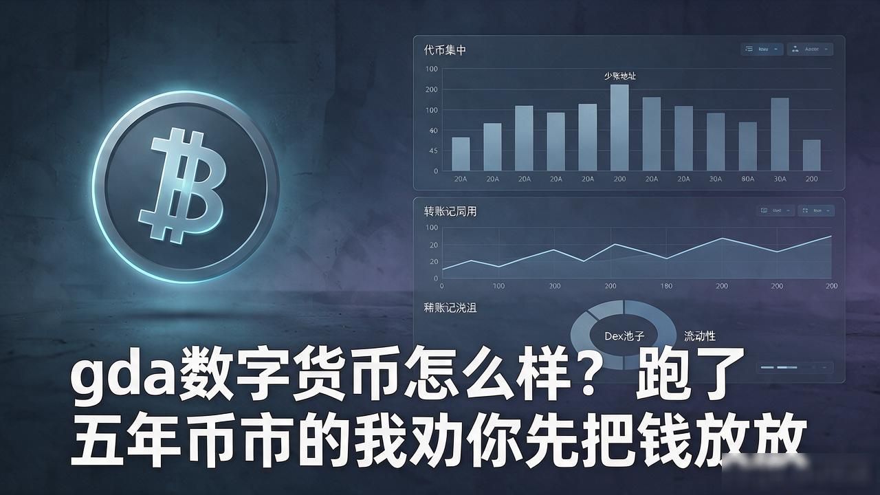 gda数字货币怎么样？跑了五年币市的我劝你先把钱放放