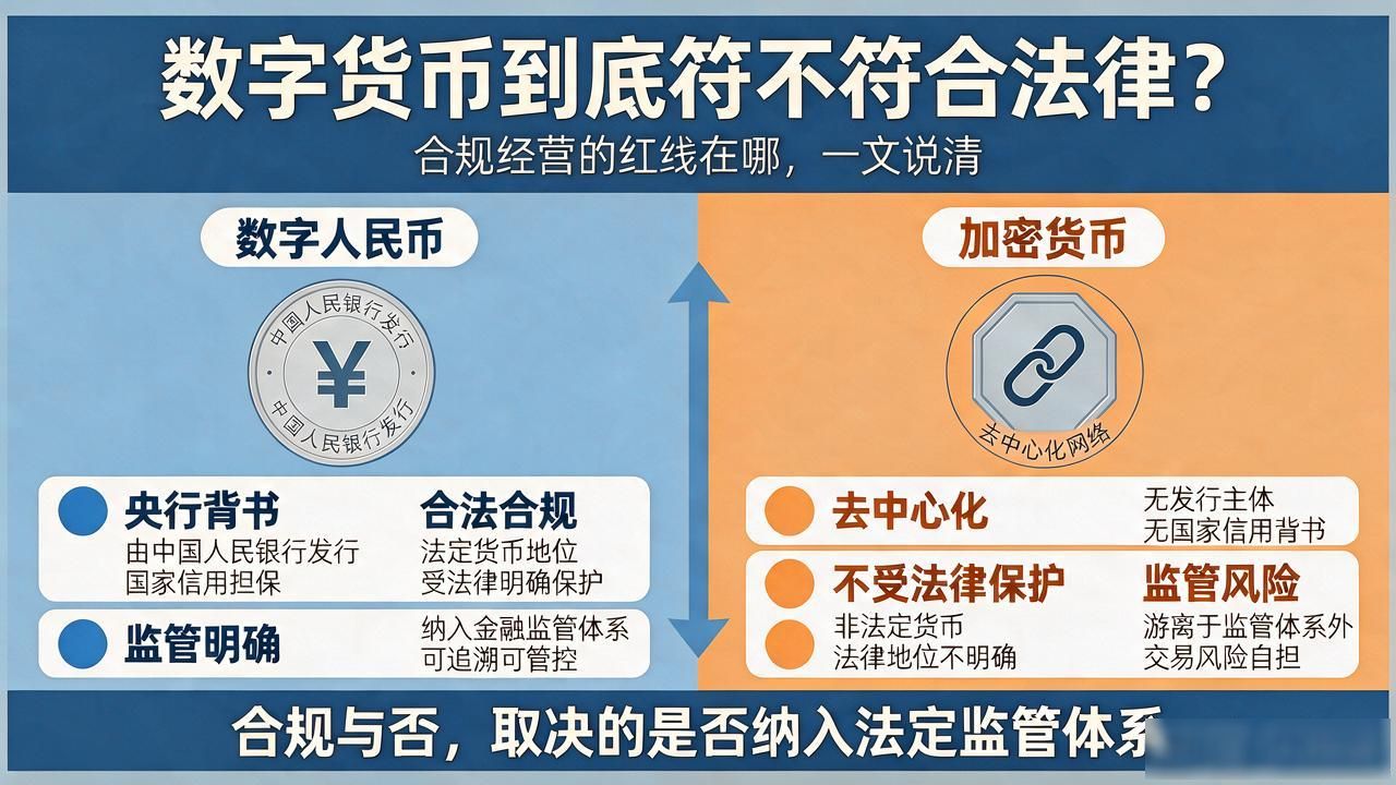 数字货币到底符不符合法律？合规经营的红线在哪，一文说清