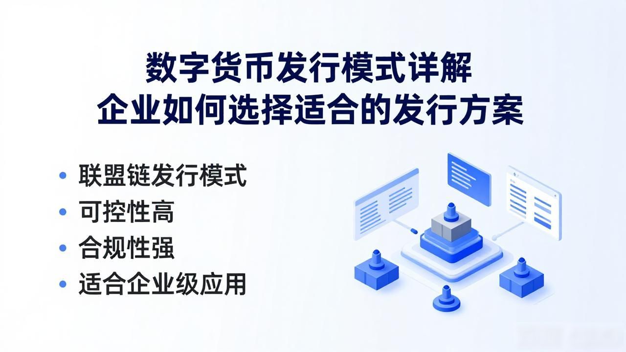 数字货币发行模式详解 企业如何选择适合的发行方案