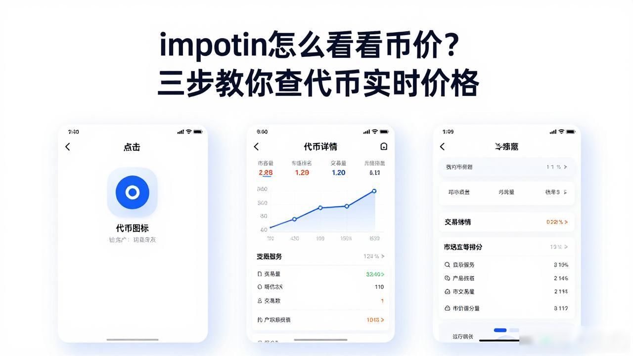 imtoken怎么看币价？三步教你查代币实时价格