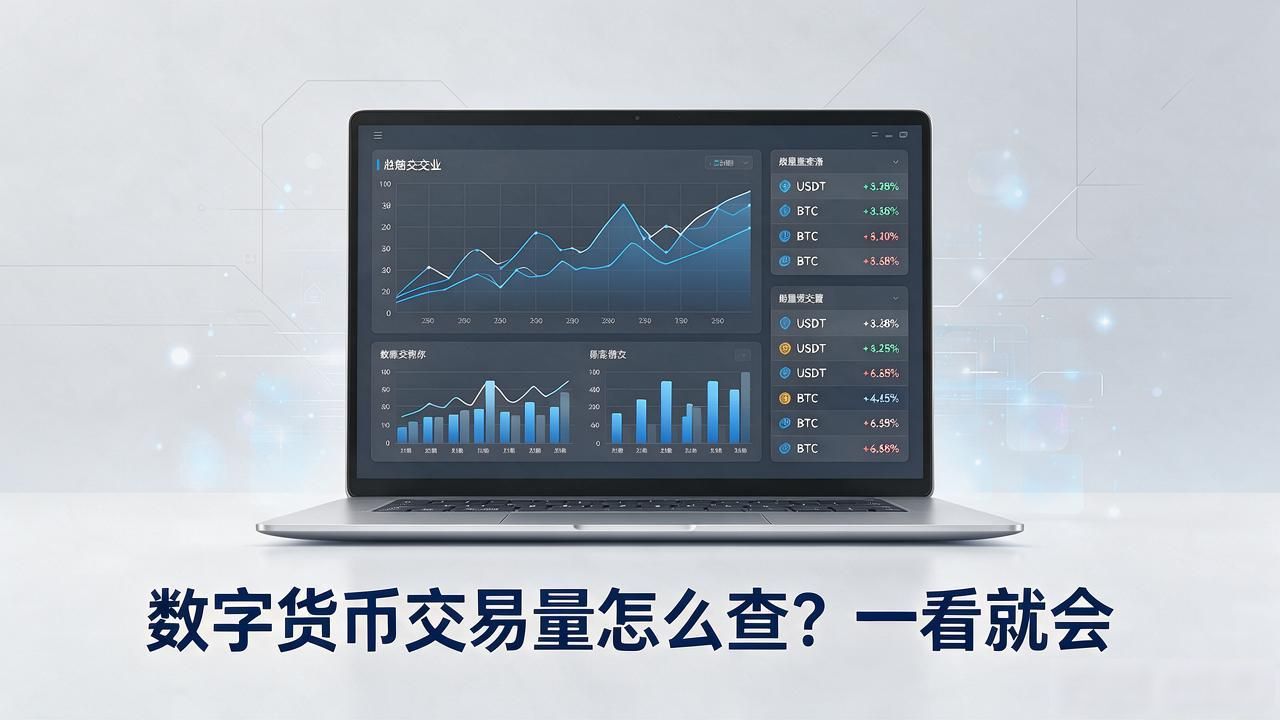 数字货币交易量怎么查？一看就会