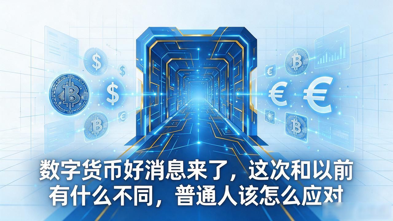 数字货币好消息来了，这次和以前有什么不同，普通人该怎么应对