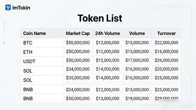 imToken官网看市场数据？教你三步搞定