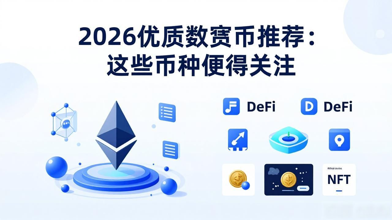2026优质数字货币推荐：这些币种值得关注