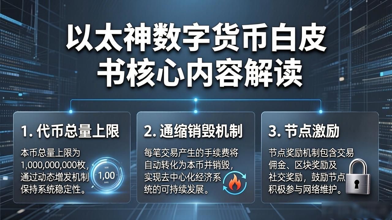 以太神数字货币白皮书核心内容解读