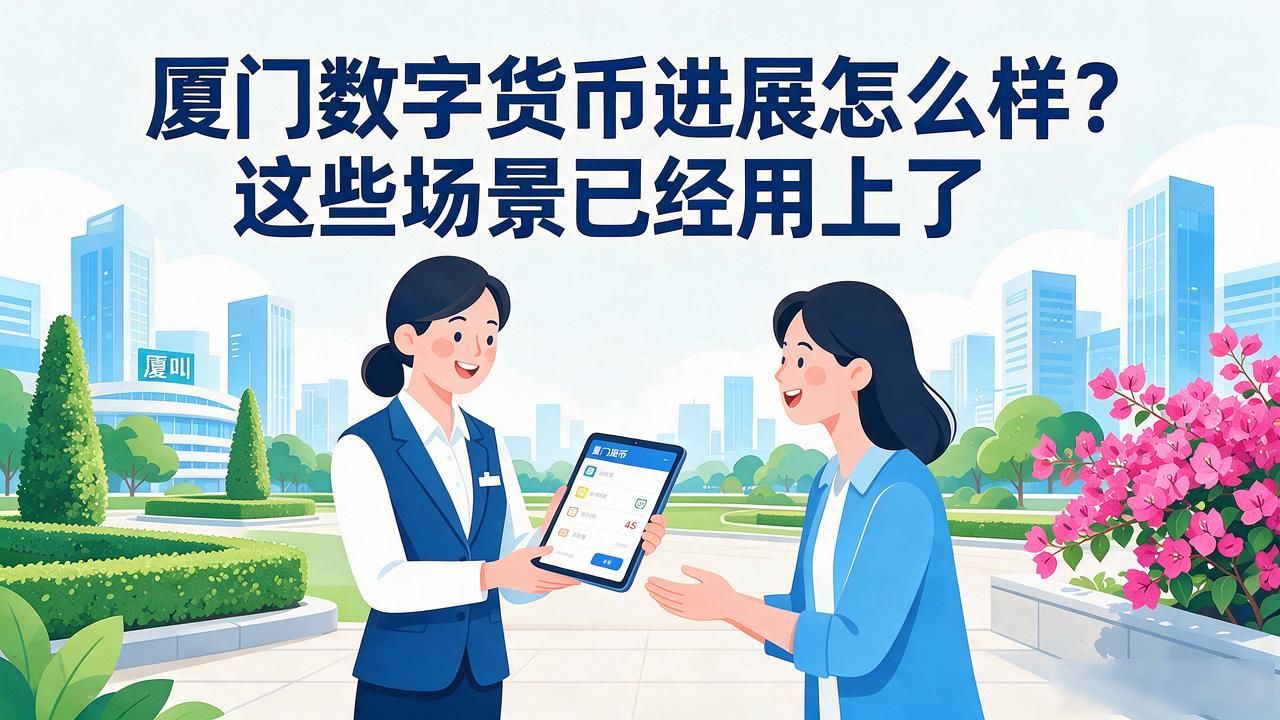 厦门数字货币进展怎么样？这些场景已经用上了