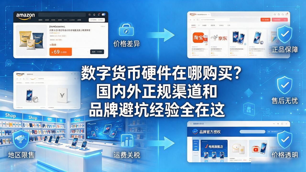 数字货币硬件在哪购买？国内外正规渠道和品牌避坑经验全在这