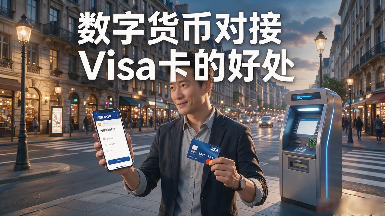 数字货币对接visa卡的好处，消费理财跨境到底方便在哪
