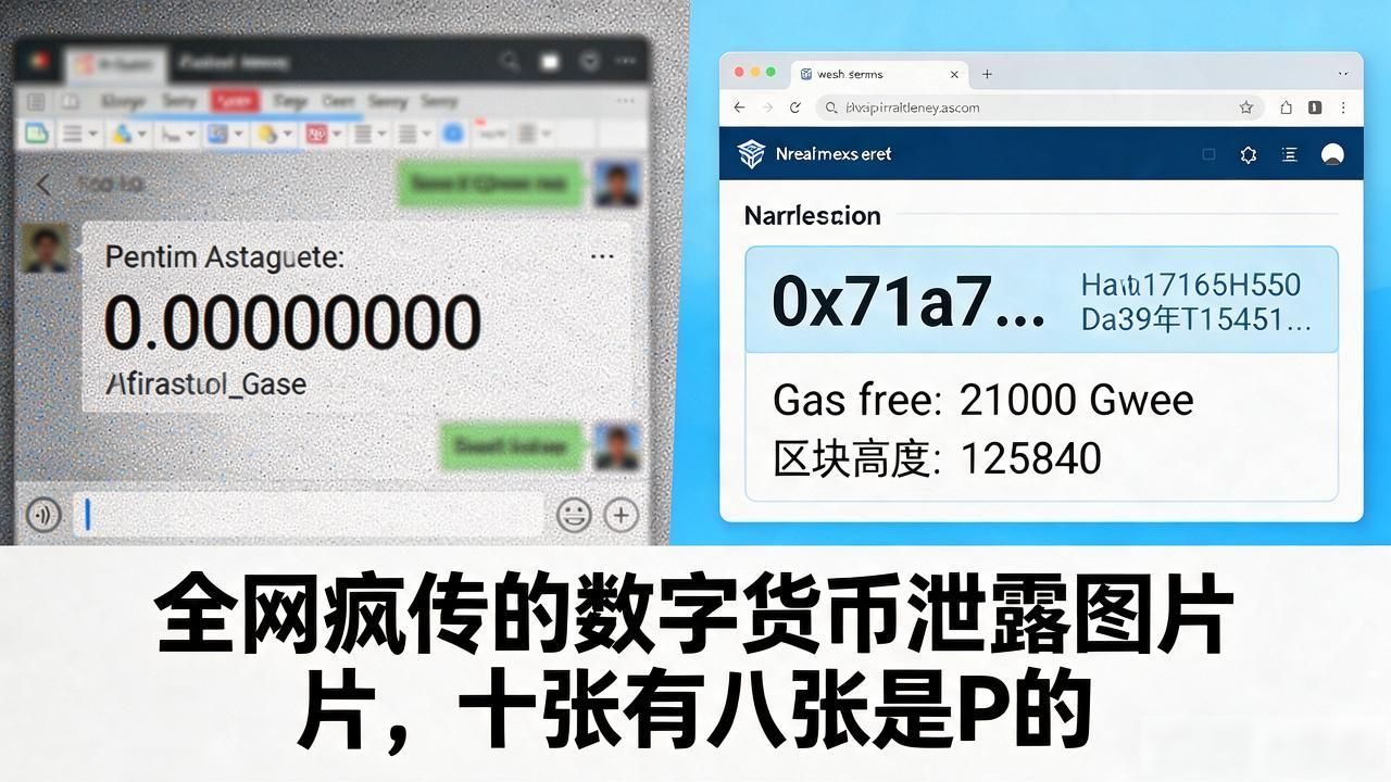 全网疯传的数字货币泄露图片，十张有八张是P的