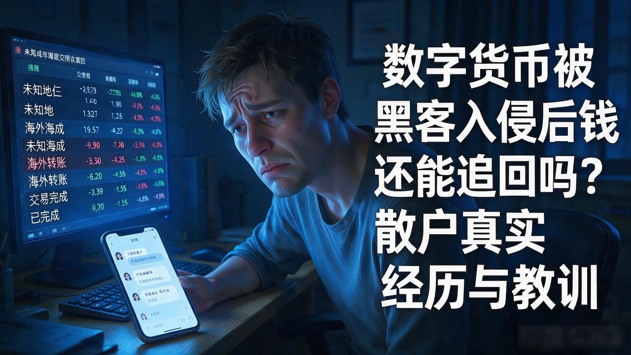 数字货币被黑客入侵后钱还能追回吗？散户真实经历与教训