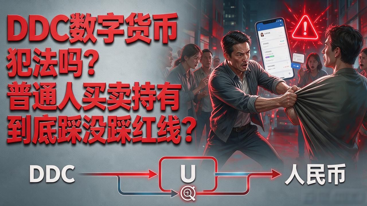DDC数字货币犯法吗？普通人买卖持有到底踩没踩红线