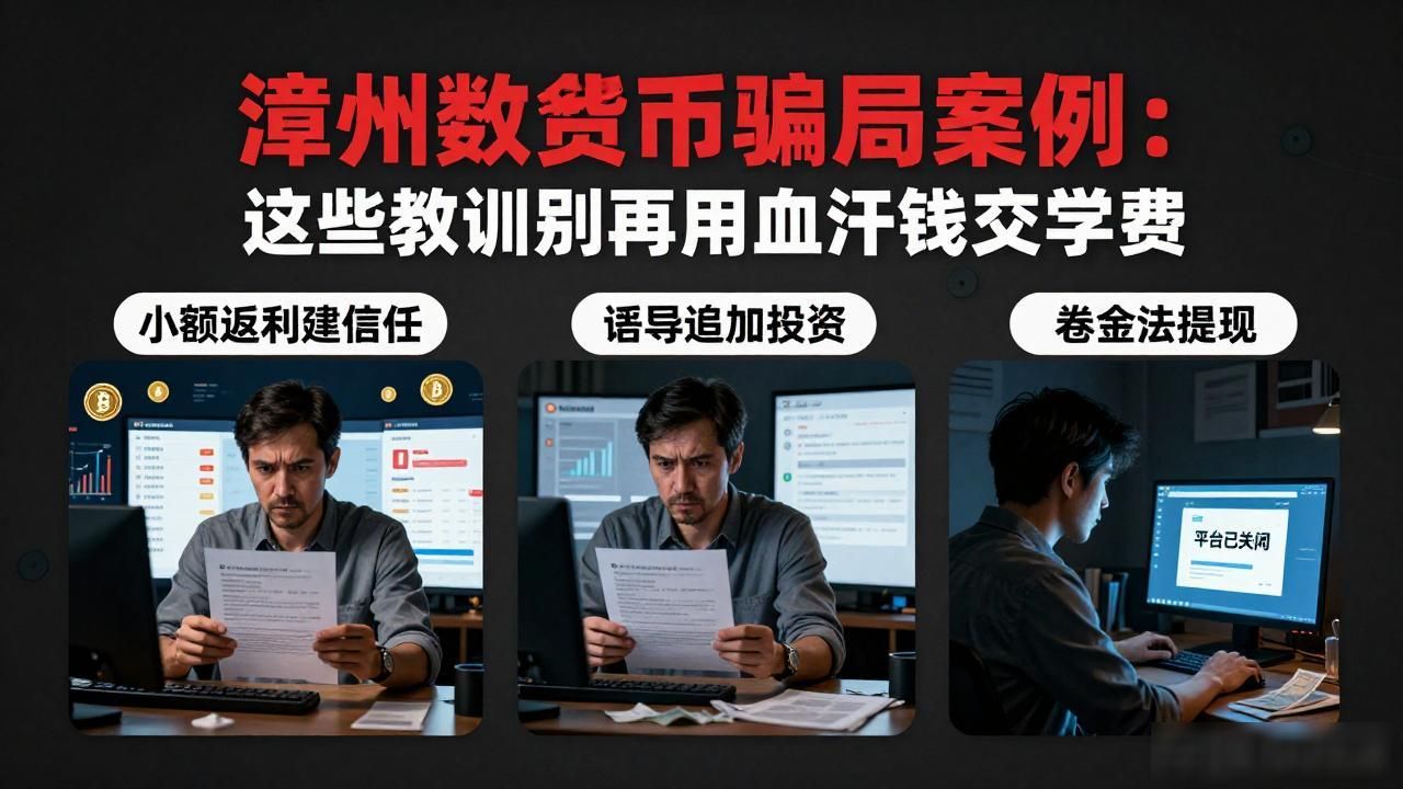 漳州数字货币骗局案例：这些教训别再用血汗钱交学费