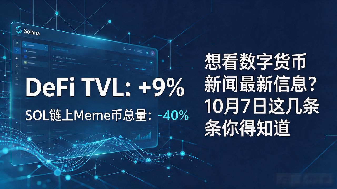 想看数字货币新闻最新信息？10月7日这几条你得知道