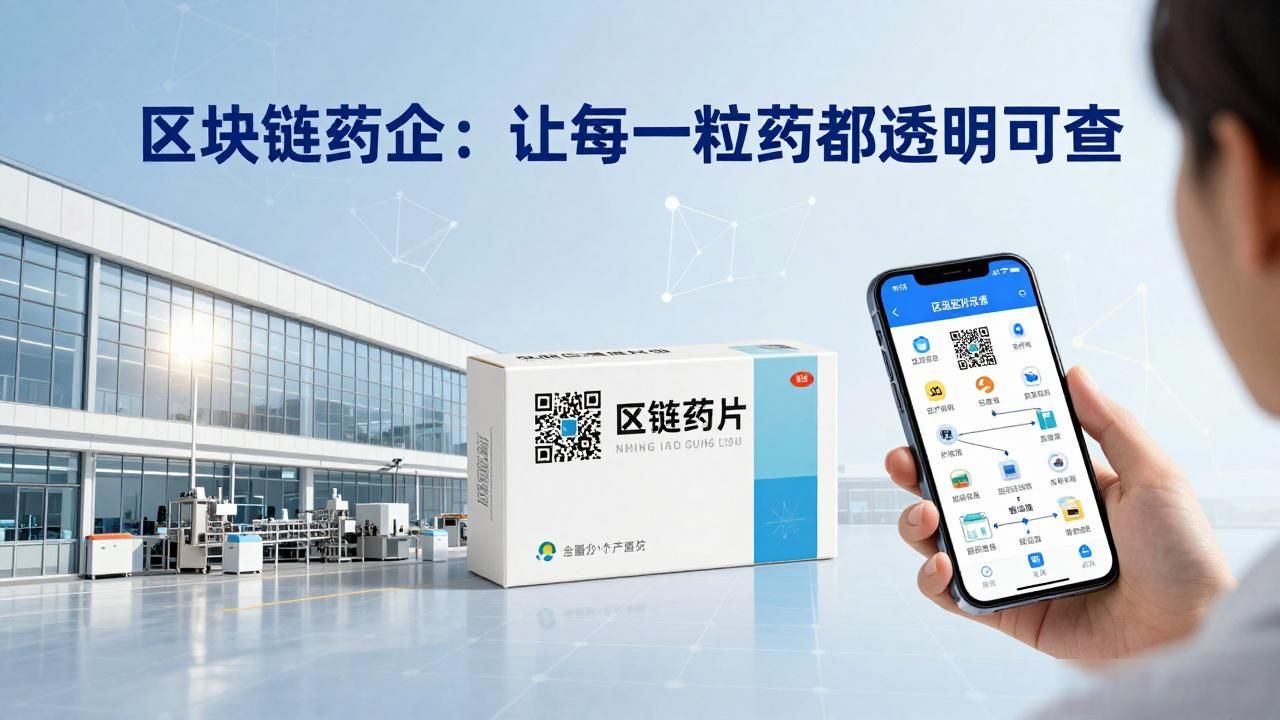 区块链药企：让每一粒药都透明可查