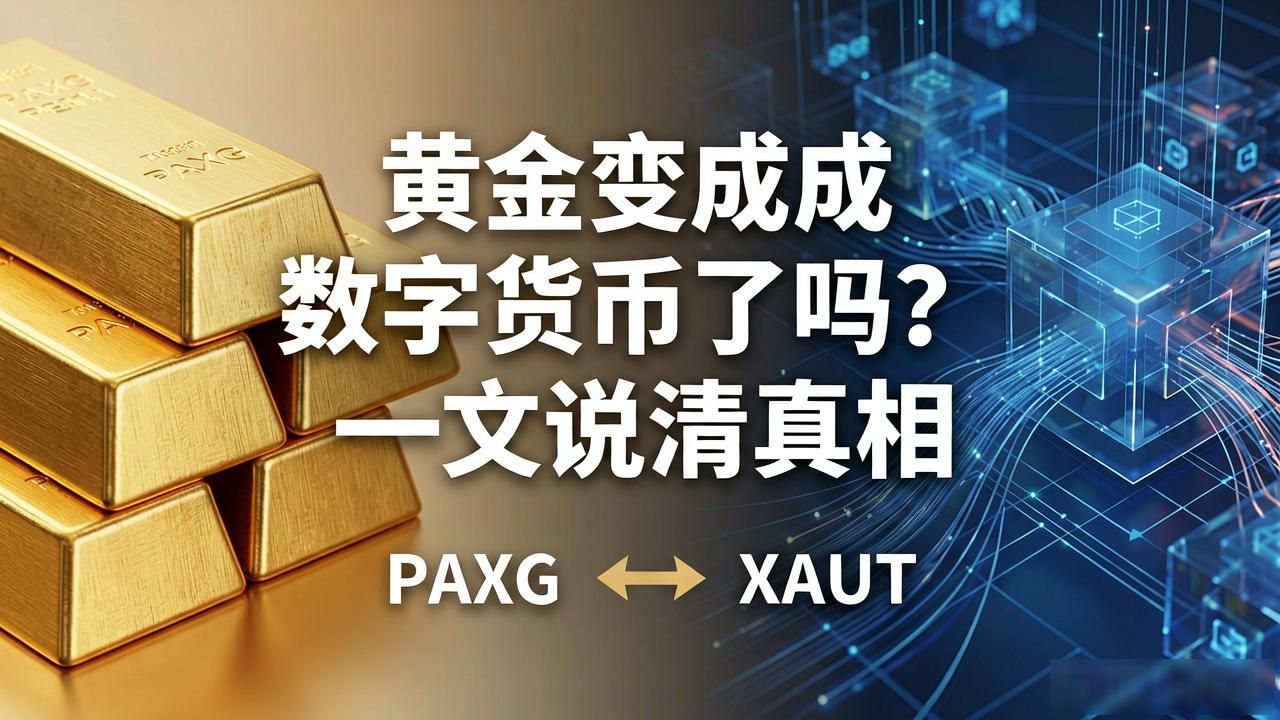 黄金变成数字货币了吗？一文说清真相