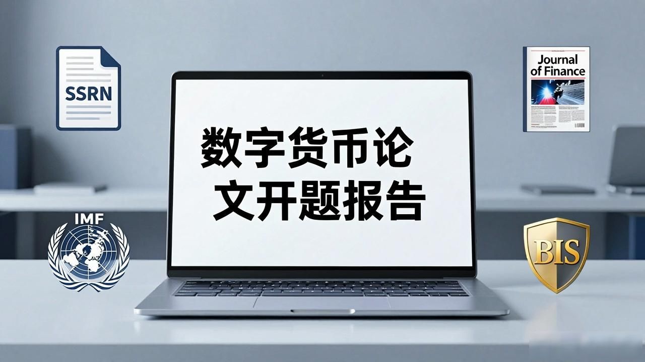 数字货币论文开题报告怎么写 4个核心部分帮你理清思路
