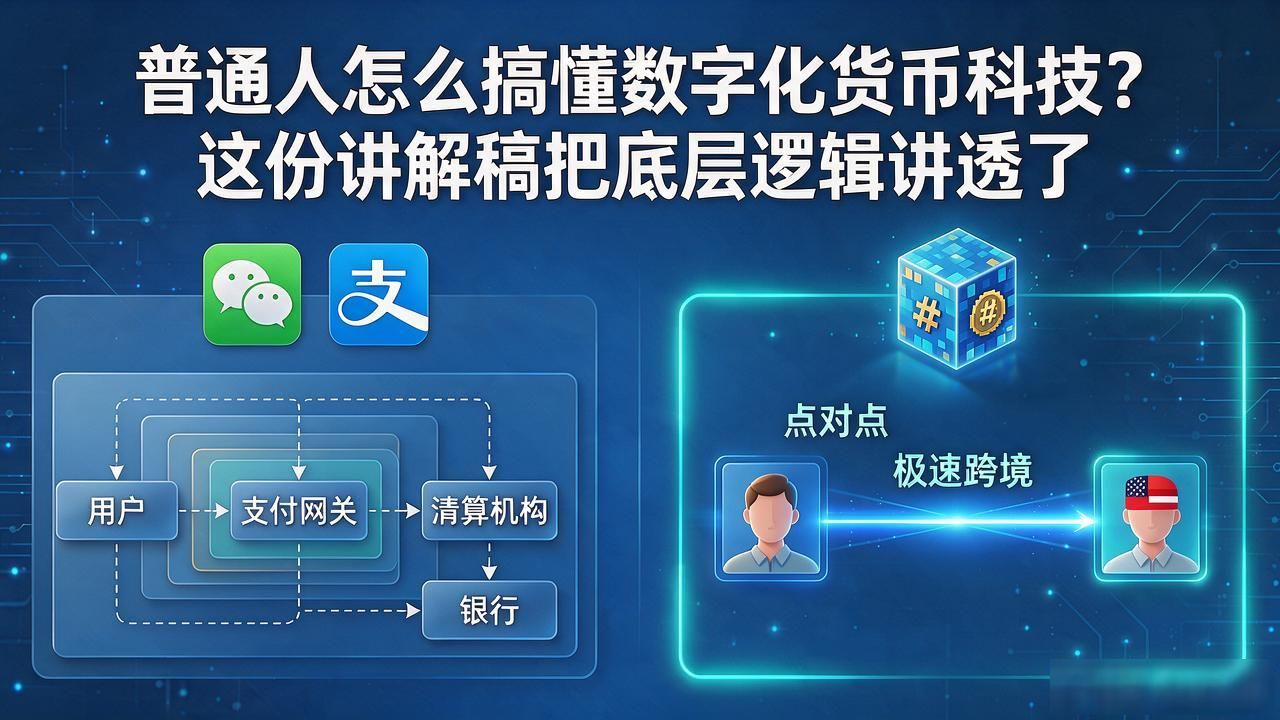 普通人怎么搞懂数字化货币科技？这份讲解稿把底层逻辑讲透了