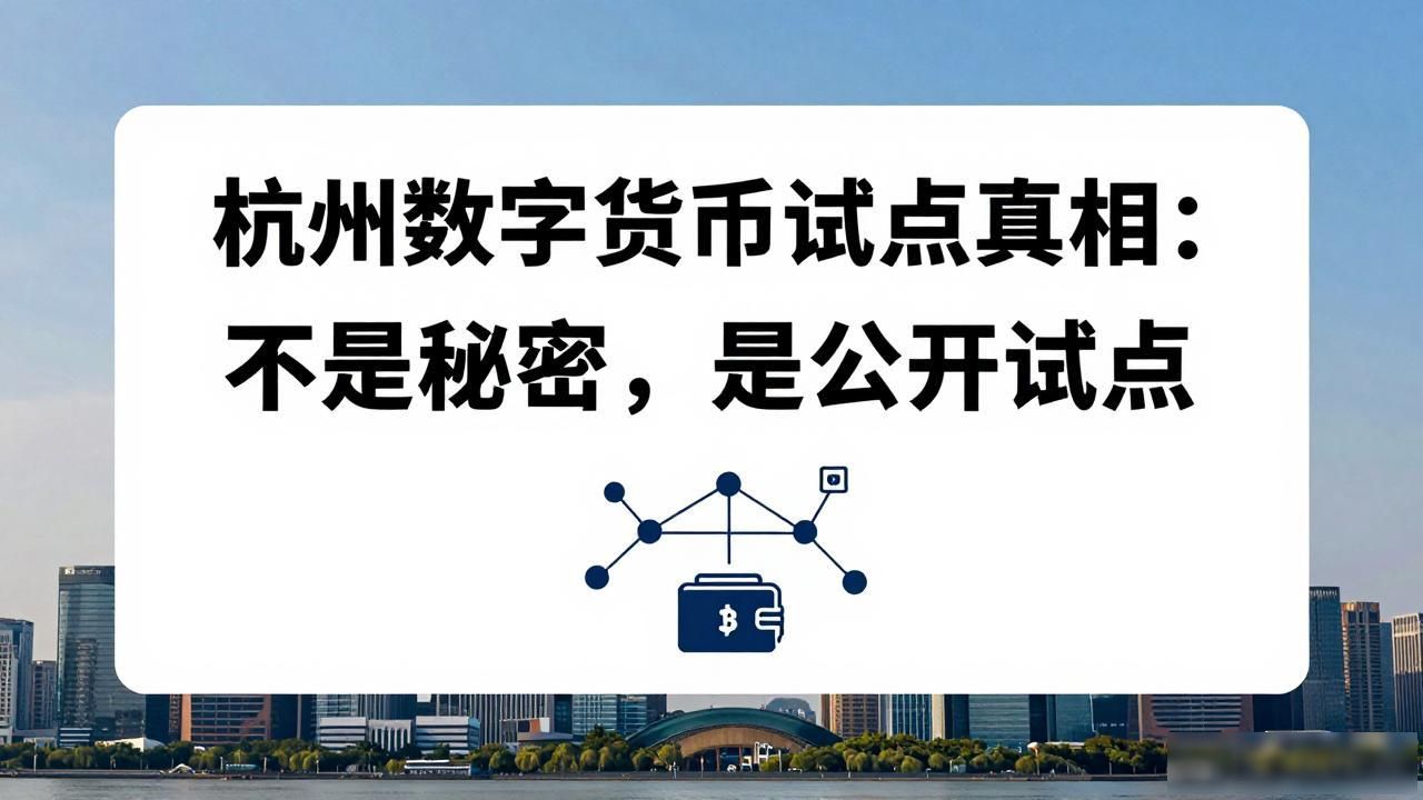 杭州数字货币试点真相：不是秘密，是公开试点