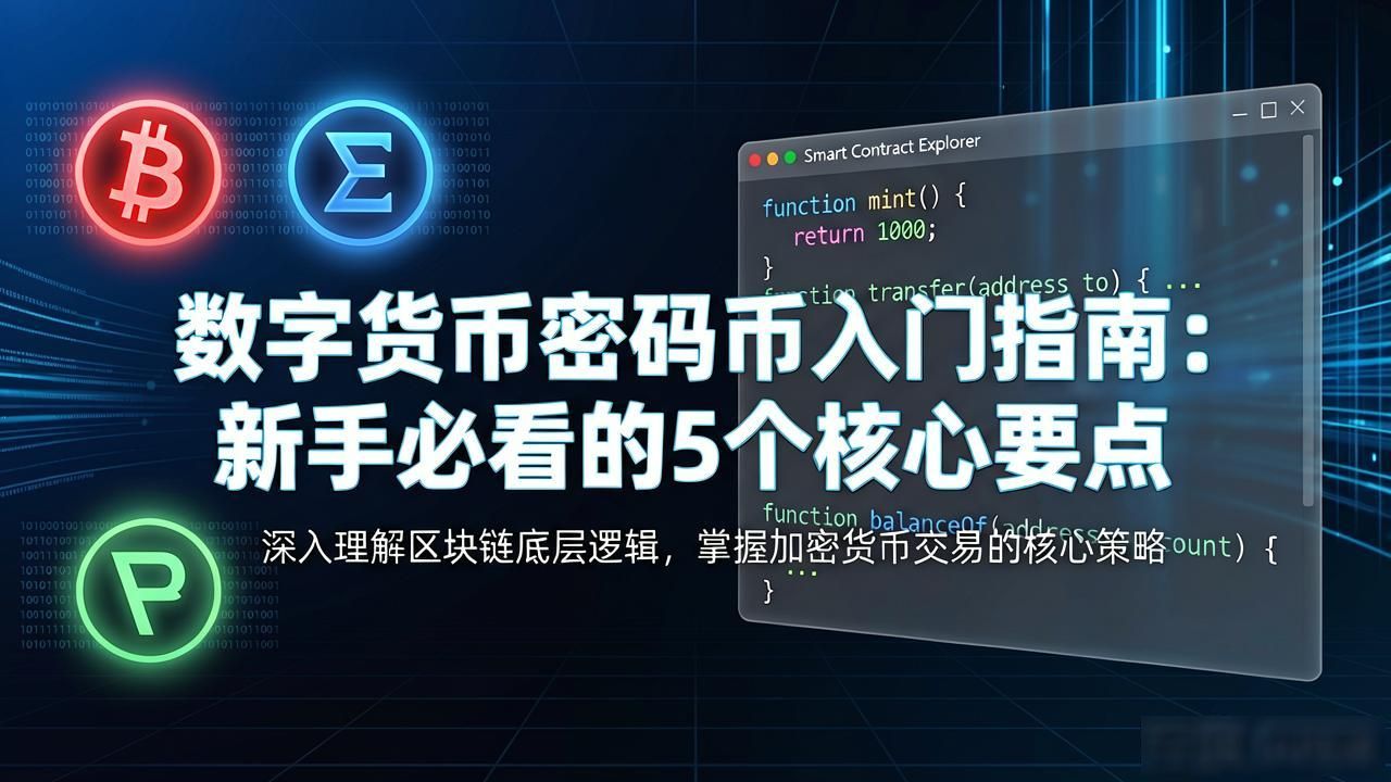 数字货币密码币入门指南：新手必看的5个核心要点