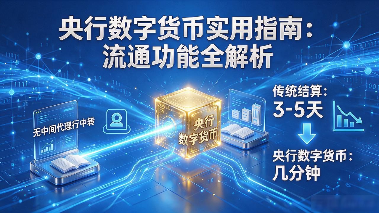 央行数字货币实用指南：流通功能全解析