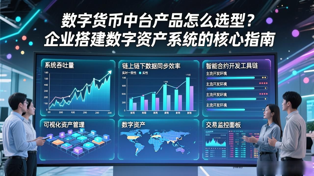 数字货币中台产品怎么选型？企业搭建数字资产系统的核心指南