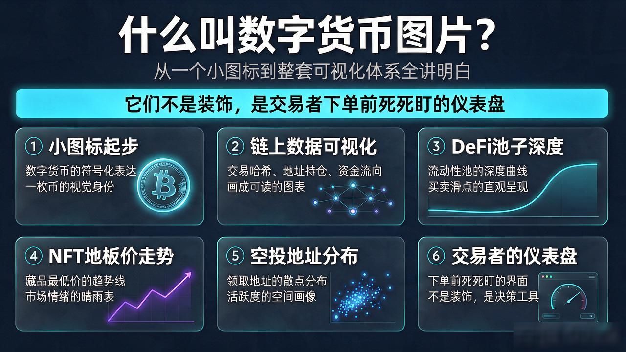 什么叫数字货币图片？从一个小图标到整套可视化体系全讲明白