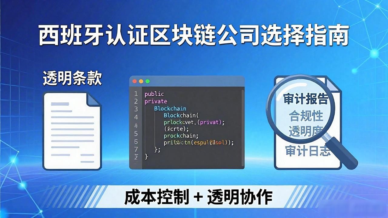 找西班牙认证区块链公司？这几点必须看清