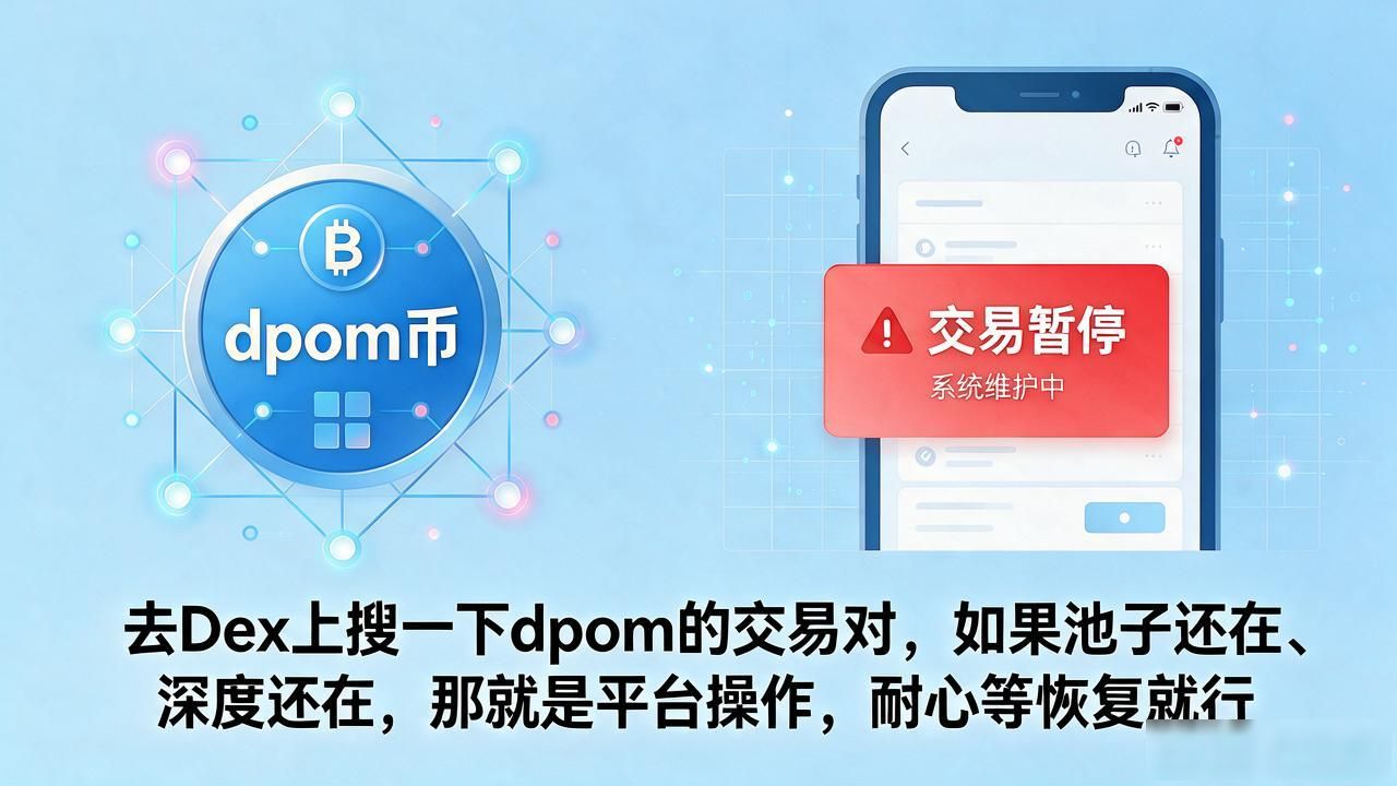 dpom币突然暂停交易，别再信"系统维护"了，真相没那么简单