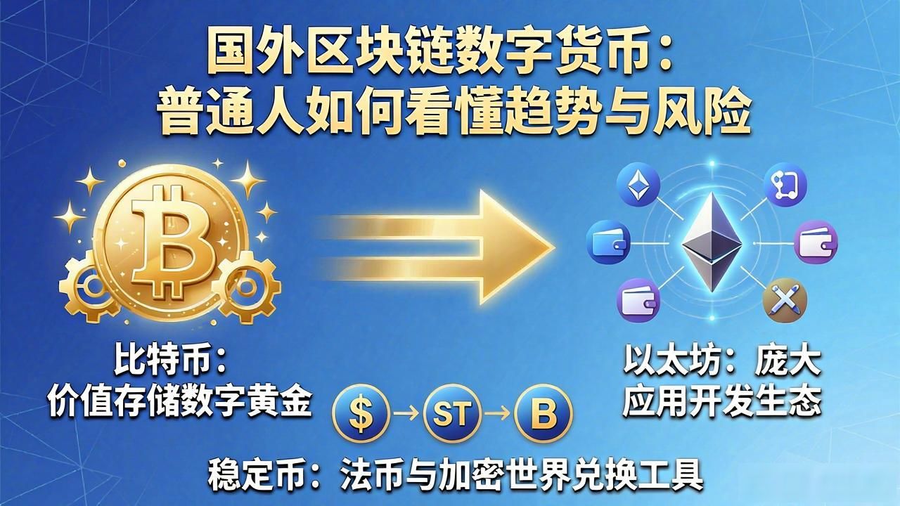国外区块链数字货币：普通人如何看懂趋势与风险