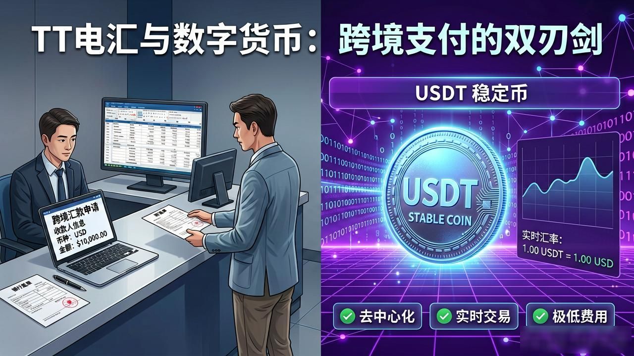 TT电汇与数字货币：跨境支付的双刃剑