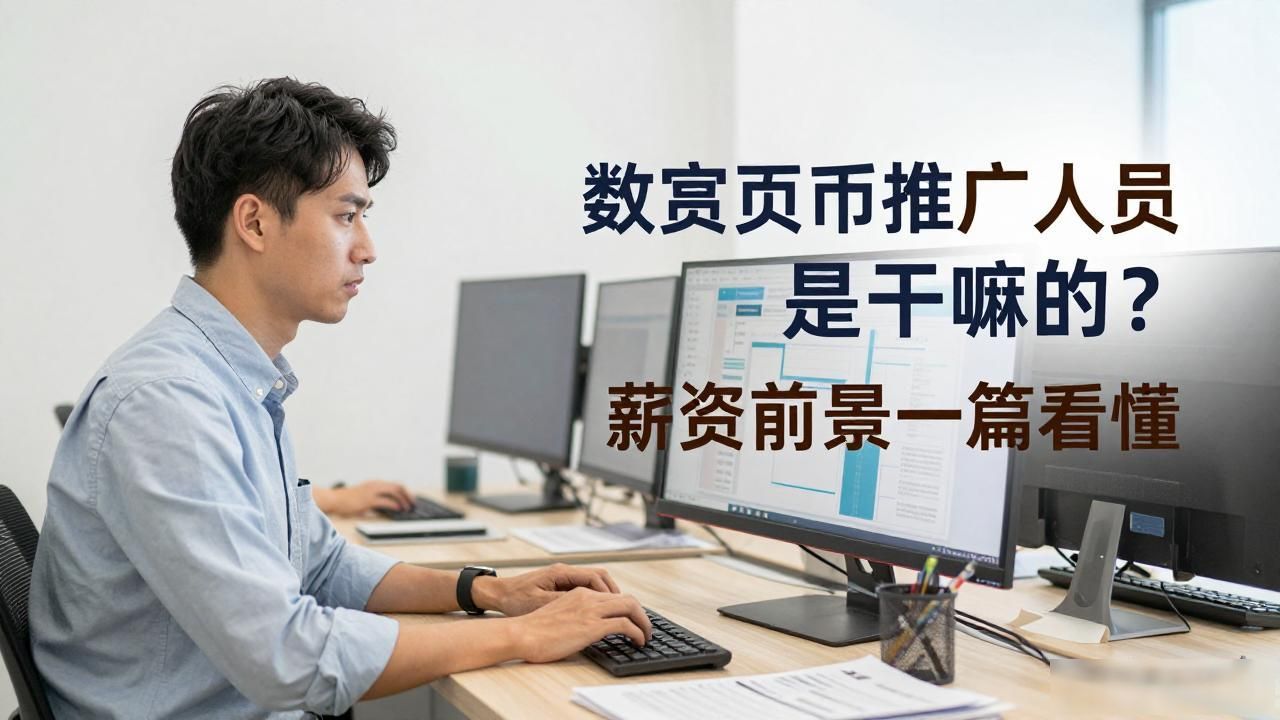 数字货币推广人员是干嘛的？薪资前景一篇看懂