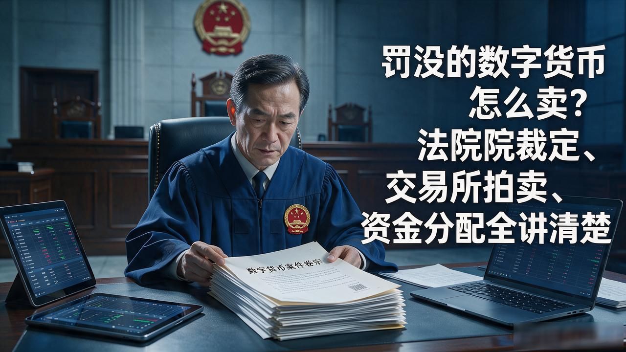 罚没的数字货币怎么卖？法院裁定、交易所拍卖、资金分配全讲清楚