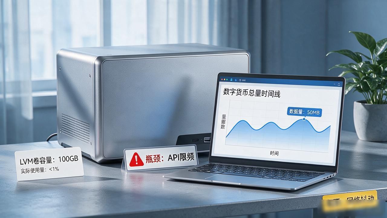 家用NAS上存数字货币总量记录，小服务器空间到底够不够用