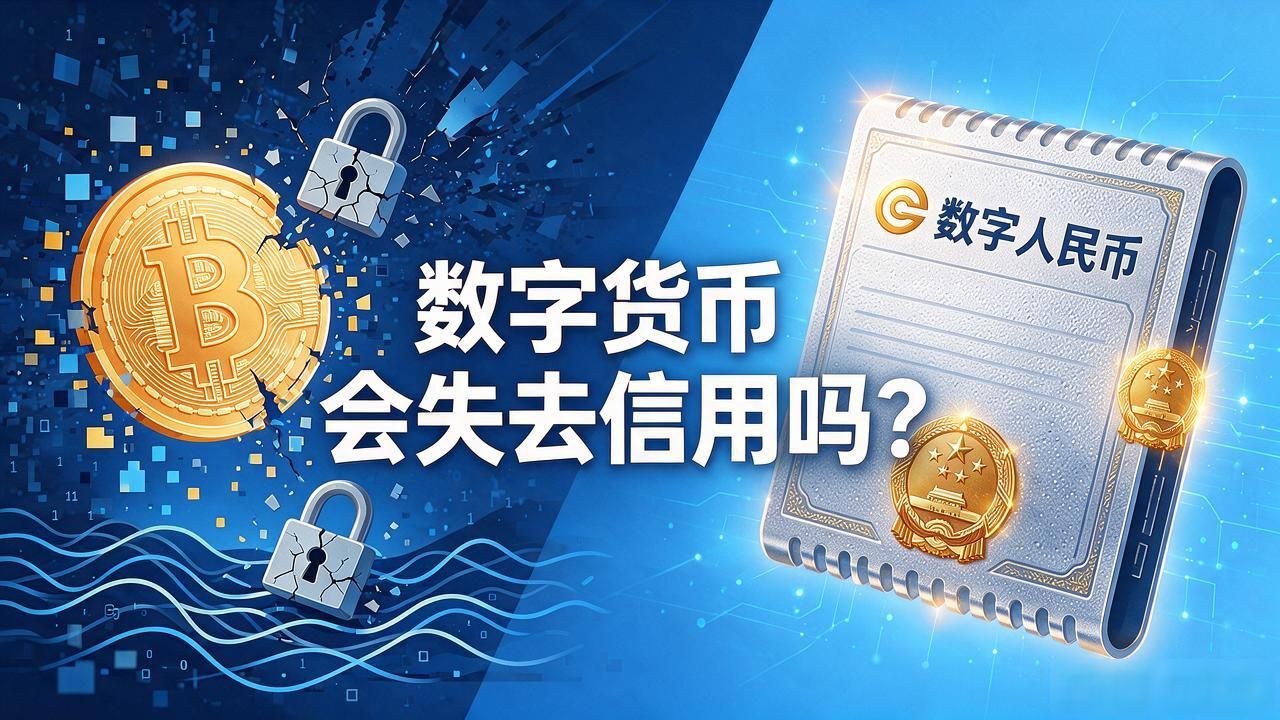 数字货币会失去信用吗？从比特币崩盘到数字人民币，你的钱到底安不安全
