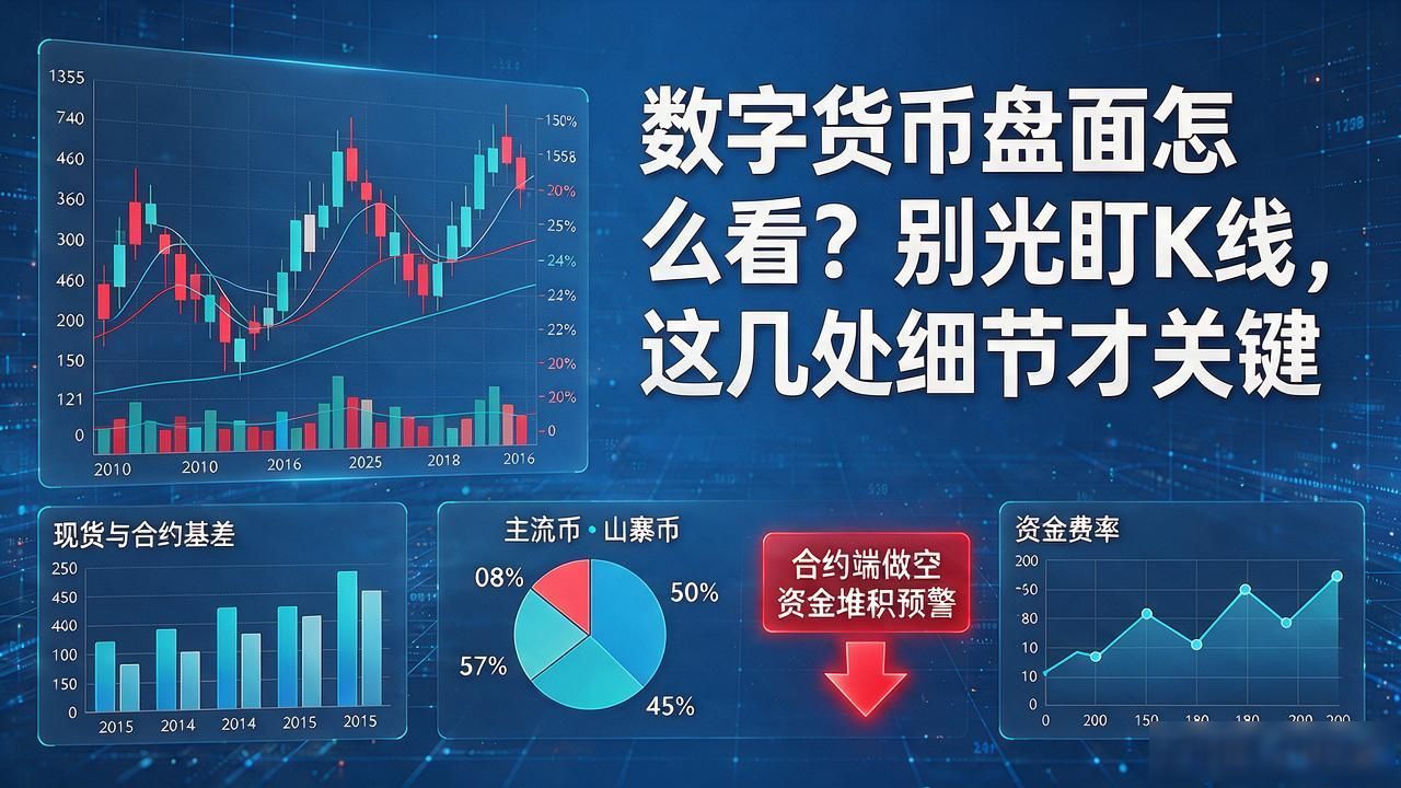 数字货币盘面怎么看？别光盯K线，这几处细节才关键