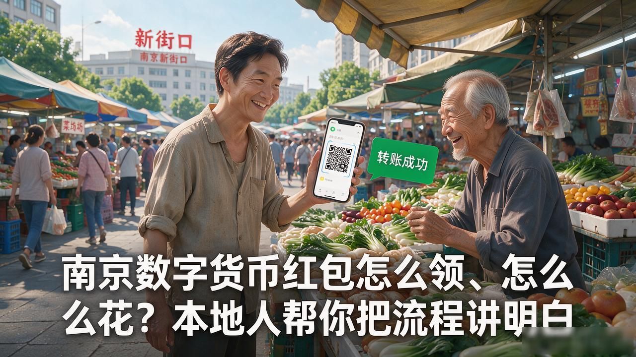南京数字货币红包怎么领、怎么花？本地人帮你把流程讲明白