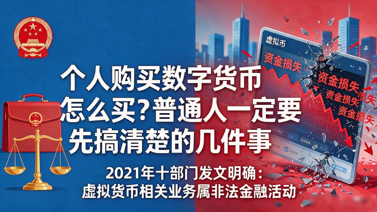个人购买数字货币怎么买？普通人一定要先搞清楚的几件事