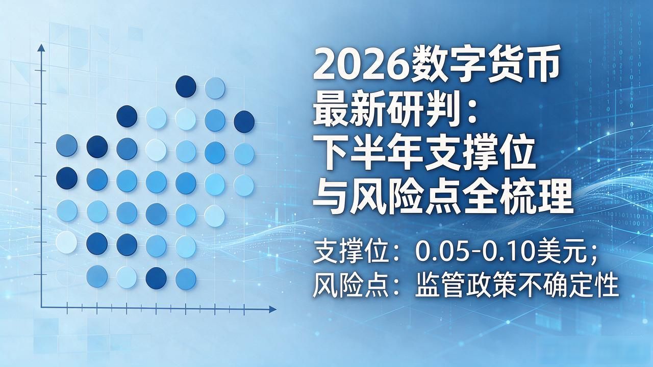 2026数字货币最新研判：下半年支撑位与风险点全梳理