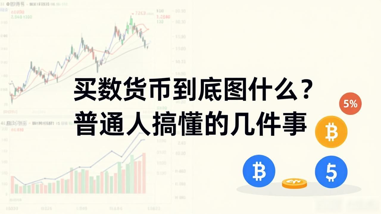 买数字货币到底图什么？普通人搞懂的几件事