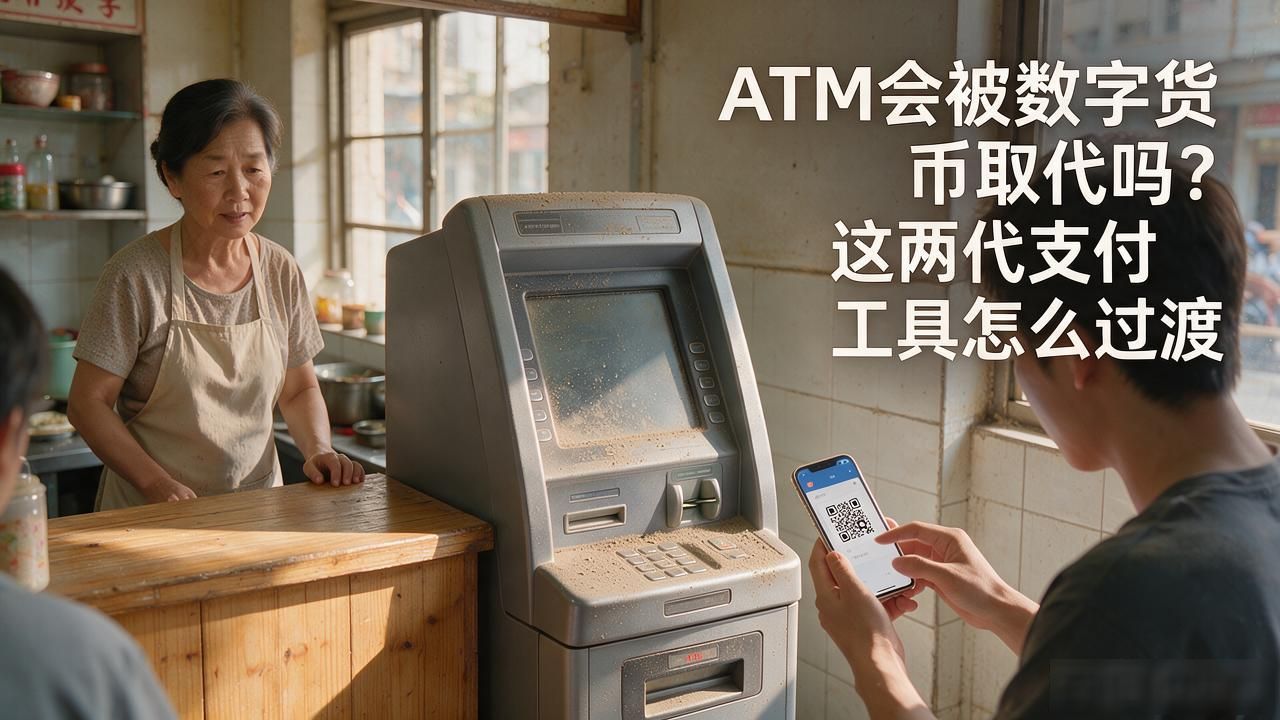 ATM会被数字货币取代吗？这两代支付工具怎么过渡