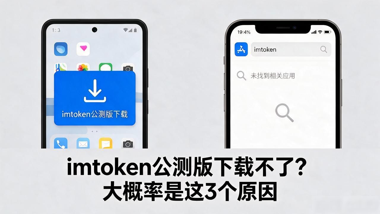 imtoken公测版下载不了？大概率是这3个原因，别瞎折腾了